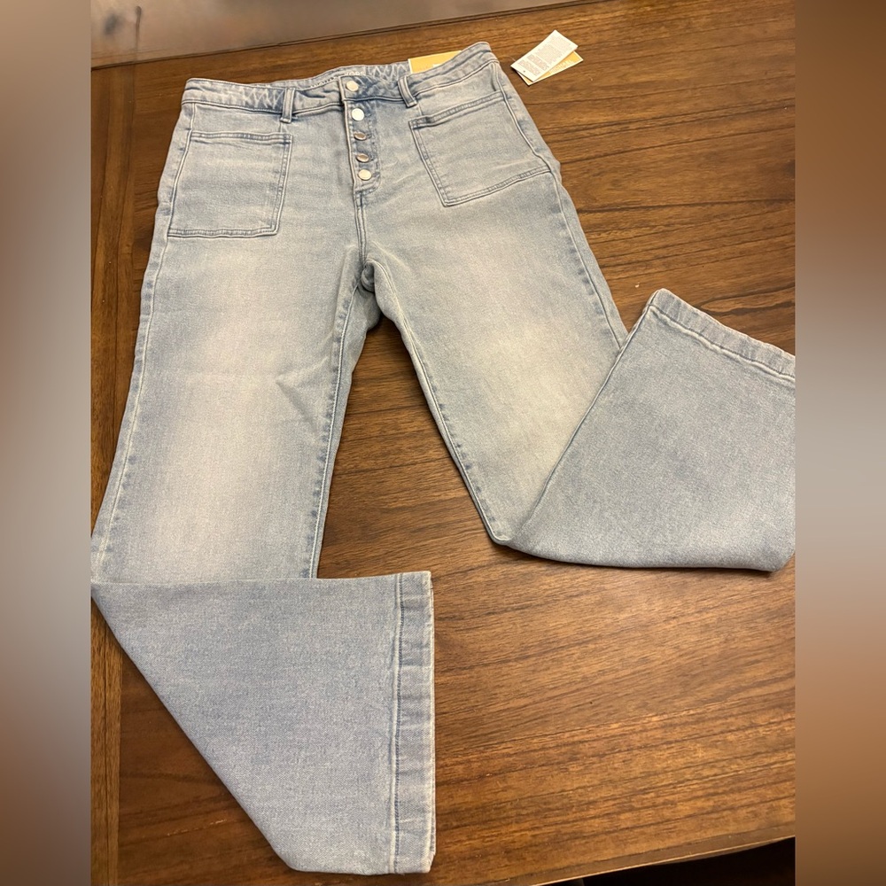 Michael Kors Light stonewash blue bootcut Jeans size 12